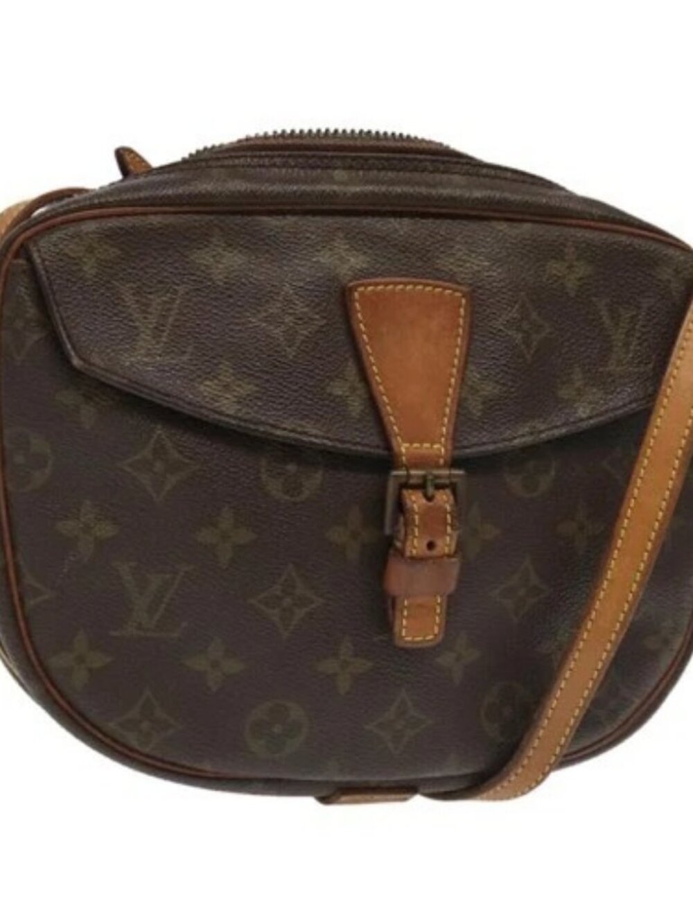 LOUIS VUITTON Monogram Jeune Fille MM Shoulder Bag M51226 LV Auth 100082